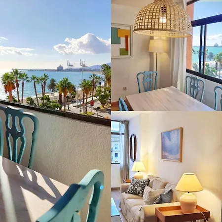 Panoramic Views To The Sea In * Μάλαγα